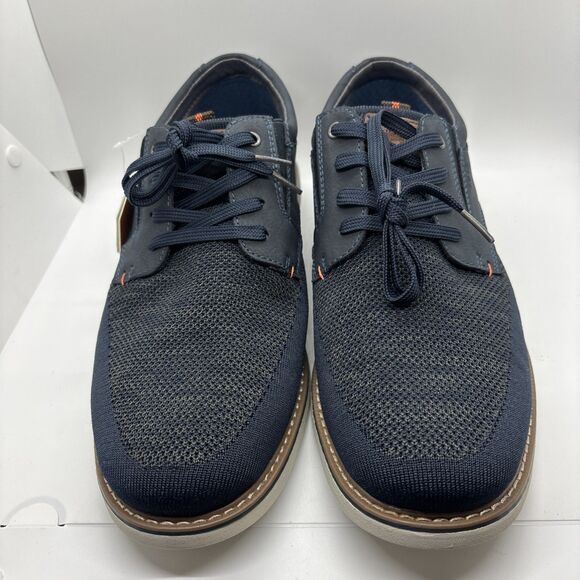 NEW NWT Nunn Bush 12W Wide Otto Knit Plain Toe Oxford Men\'s Oxford - Blue main image 5